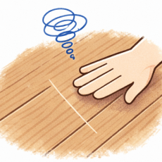 フローリングのキズが気になる